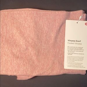 Vinyasa Scarf pink Lululemon NWOT